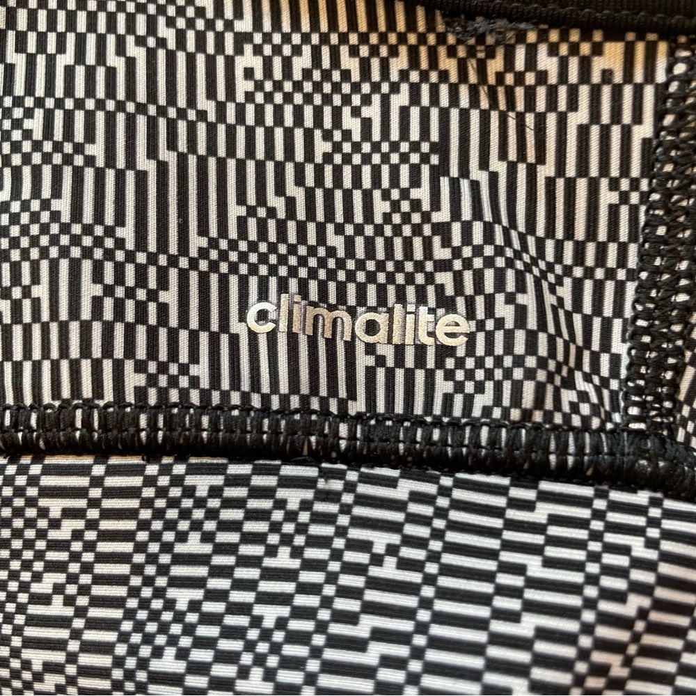 4/$30 ADIDAS sports bra black white sz S small AS IS - Picture 4 of 6